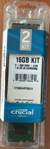 Crucial 16GB Ram Kit 2 x 8GB DDR 4 2133 MHZ UDimm Desktop Ram