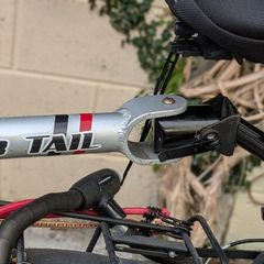 Trailer bike with gears