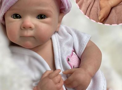 Full Body Silicone Reborn Baby Girl Doll