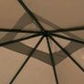 Gazebo 3x3x2.6 m Taupe 160 g/sq. meter Image 4