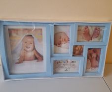 Multi Photo Picture Frame Blue