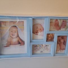 Multi Photo Picture Frame Blue