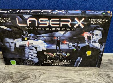Laser X Set Tag Real Life Gaming Experience Two Player Micro Blasters 6+