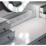 Cosmetic Dressing Table with Light Up Dressing with Mirror and Light Bulbs And Stool White Image 5