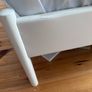 King bed with rattan and steel frame and mattress - IKEA Image 3