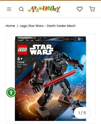 LEGO Star Wars - Darth Vader Mech, 75368