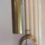 Victorian Wag On The Wall clock with mother of pearl - Victorian Dial Clock in Brass Inlaid Case, Convex Glass (in working order) Image 6