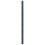 Fence Posts 3 pcs Dark Grey 185 cm Aluminium Image 5
