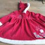 Very Cute Embroidered Baby Christmas Dress Age 0 to 3 Mths Image 4