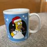 Vintage Homer Simpson Festive Mug Image 3