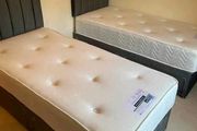 Brand New Stylish Single Divan Beds.. Multiple Options Of Headboards. Tufted Memory Foam Mattresses Available. Drawers Storage Available