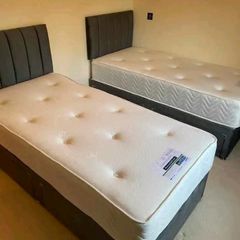 New Single, Double King And Superking Sizes Divan Beds. New Sprung Memory Foam Mattresses Instock