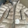 Moncler Women's Cream Coat Image 2
