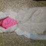 Girls fluffy gilet with hood. Age 2-3 Image 2