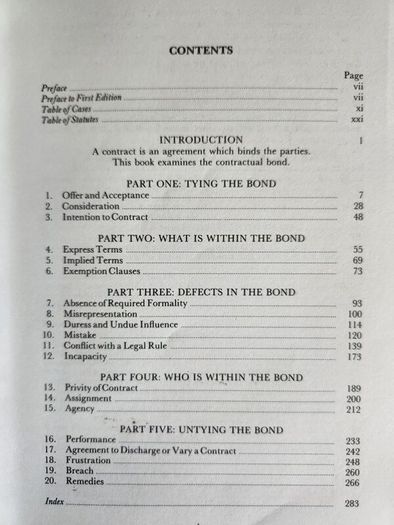 Contract.  Fifth Edition. By F.r. Davies. Concise College Text. 1986 Paperback In Good Condition. See Photos For Same.