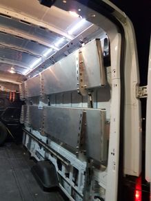 van shelves
