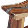 Stool Solid Suar Wood and Polyresin Image 6