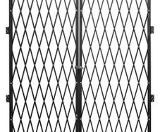 Double Folding Security Gate Folding Door Gate 310 x 154 cm(W x H)Scissor Gate