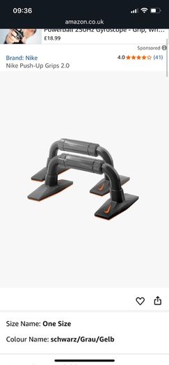 Nike Push Up Bars