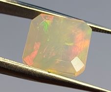 Faceted Ethiopian opal 4.1 ct