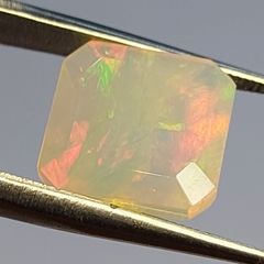 Faceted Ethiopian opal 4.1 ct