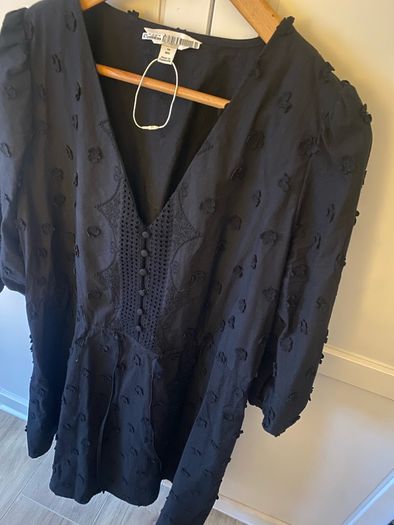 Dress from M&S jet black aBoho style