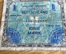 Rare World War 2 Banknote- Allied Invasion currency