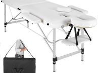 main image for ad Massage Table 2 Zones Height-Adjustable Including High-Quality Aluminium Headrest and Bag