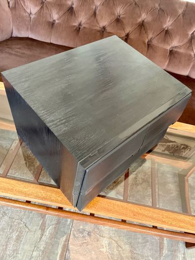 Vintage VHS VCR Cassette Holder Storage Case 40 Tapes Faux Wood Grain 1980 90s