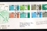 1966 Ireland Easter Rising (50th Anniversary) Commemorative Stamps on Illustrated First Day Covers (FDC) with Baile Atha Cliath (Dublin) Steele cancel