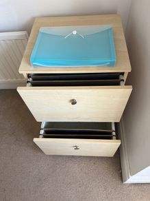 two drawer filing cabinet