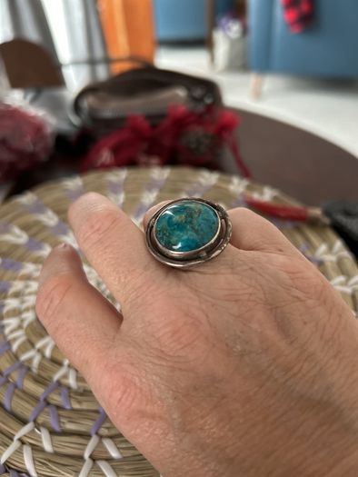 jewellery   Silver turkwise ring