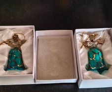 Valetta artisanal glass angel bells