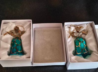 Valetta artisanal glass angel bells