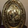 Pair of Large Brass Wall Hangings Image 3