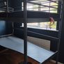 Ikea loft bed with desk gun metal grey Image 2