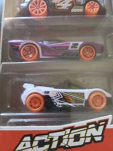 Hot Wheels Action Track Stars 5-Pack Set 1:64 Diecast GTN44 New 2020, Toy Cars