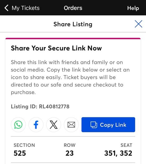 Harry Styles; Together Together 27th June  concert Wembley, London - Aisle Seated tickets x 2