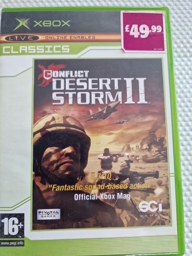 Conflict Desert Storm II Xbox Original Games Original