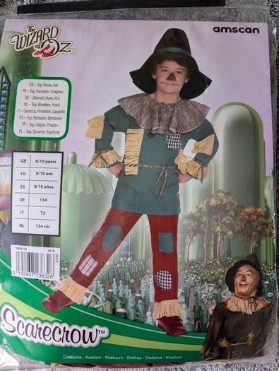 scarecrow costume, 8-10