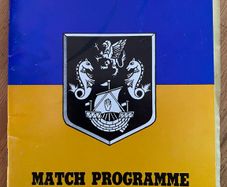 1990 Bangor v Young Munster - All Ireland League Rugby Programme