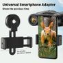 High Power Binoculars, Kylietech 12x42 Binocular for Adults with BAK4 Prism, FMC Lens, Fogproof & Waterproof Great for Bird Watching Travel Stargazing Hunting Concerts (Smartphone Adapter Included) Image 4