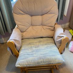 Nursery Rocking Chair and Footstool