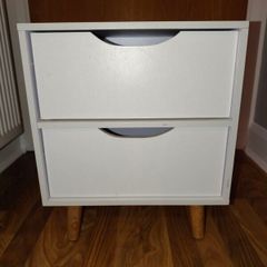 2 drawer bedside locker