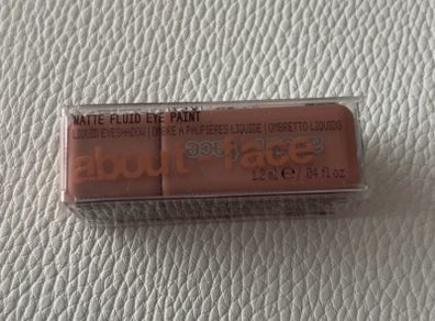 About face matte fluid eye paint 1.2ml shade capulets