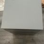 Grey 2-Drawer Nightstand / Bedside Table Image 3