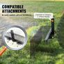 Tow Behind Landscape Rake 72"/183 cm Lawn Dethatcher Rake with 32 Steel Tines Image 3