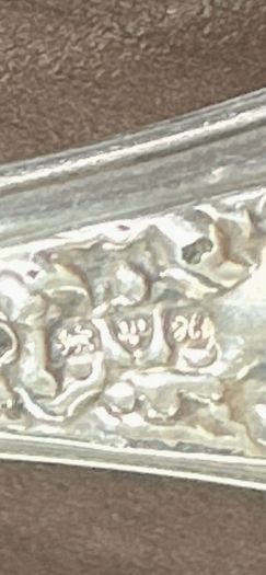 Victorian button hook silver handle