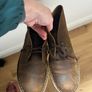 Unisex Clarks brown leather boots Image 2