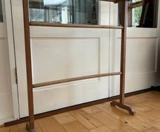 Antique Wooden Towel Rail